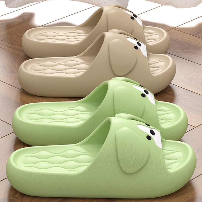 Women'S Shoes Cloud - Kawaii Dog Pattern Cloud Slippers Women