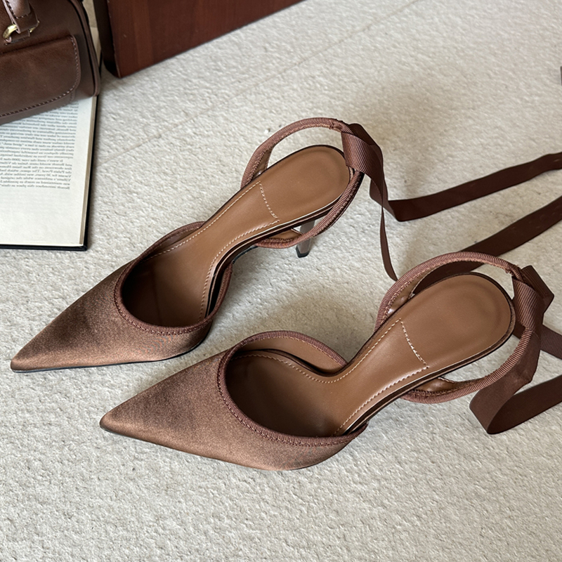 Women'S Shoes Burgundy - Eilyken Spring Design Sexy Ankle Strap