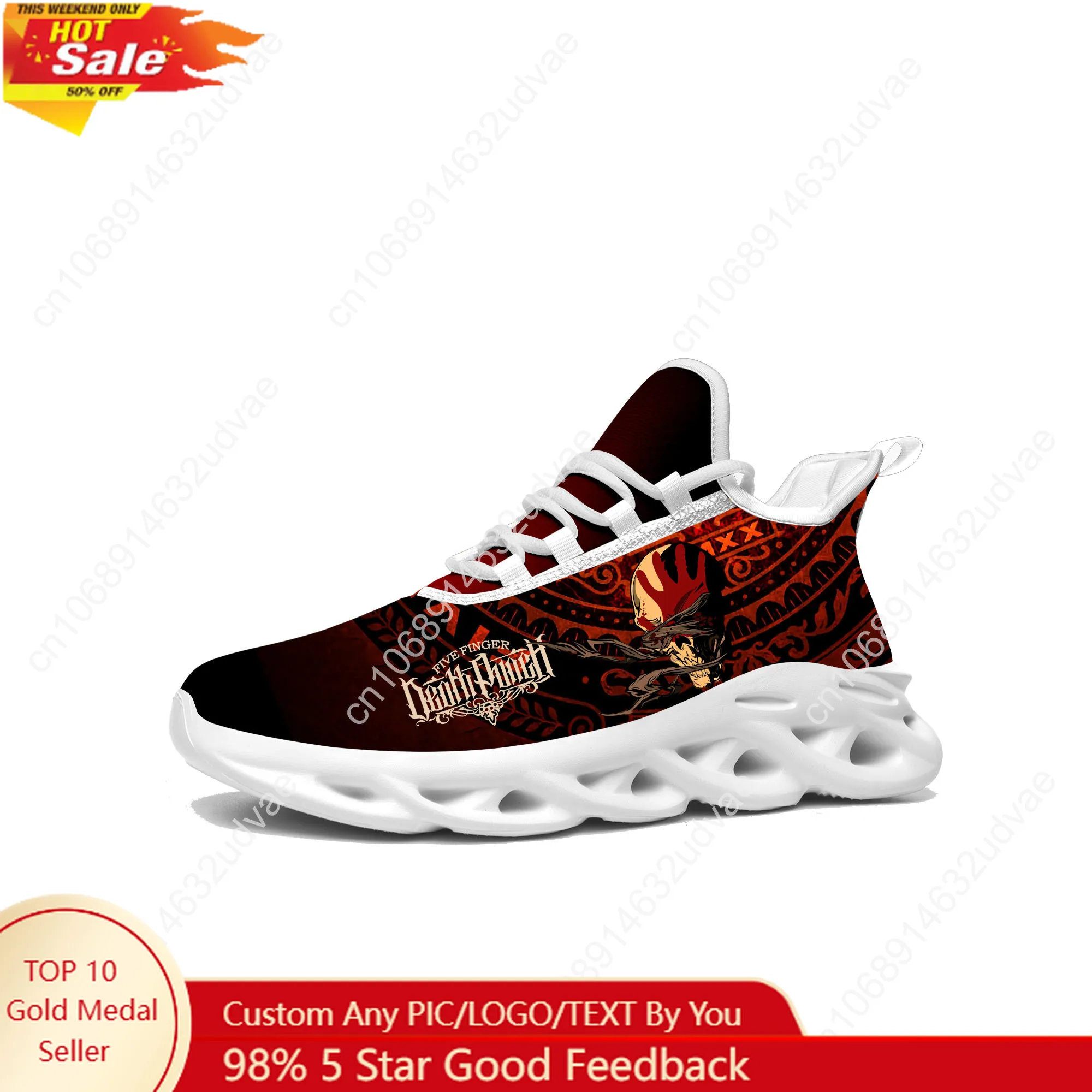 Women Shoes Running - Five Finger Death Punch Sports Sneakers