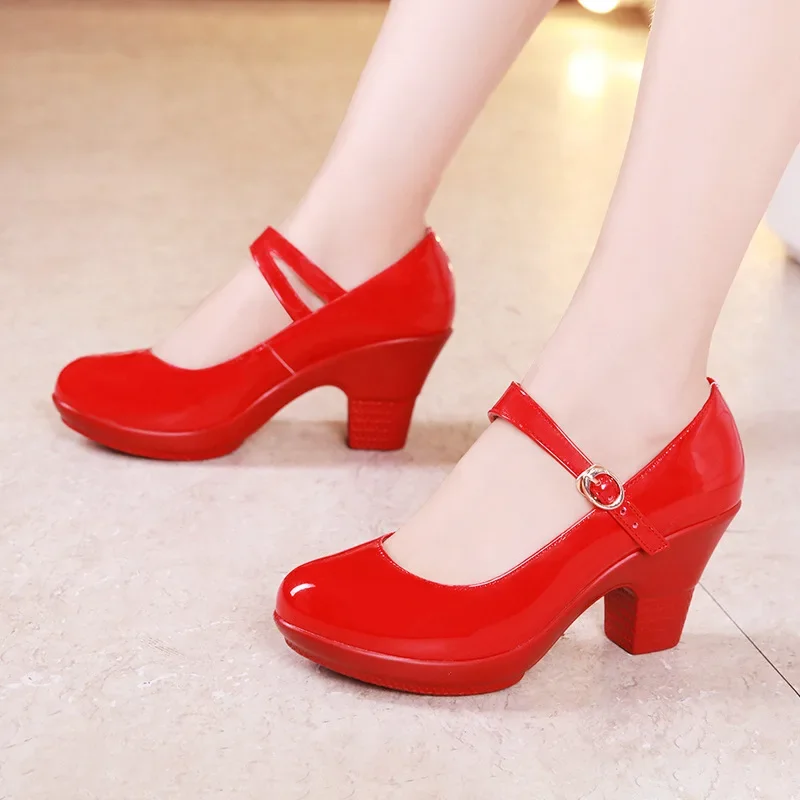 Block Heel Ankle Boots - Small Size 32-43 Medium Block Heel