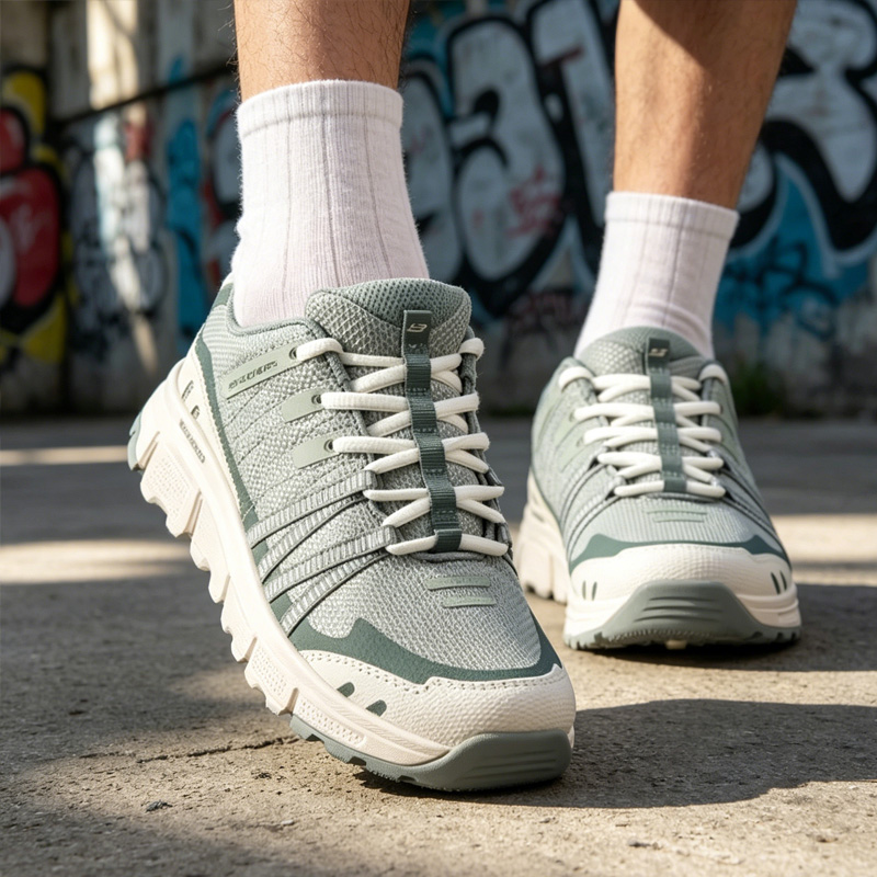 Women Shoes Hong Kong - Skechers Women's Outdoor Hiking Shoes 180149-GRN/180149-NAT/180149-NVPR