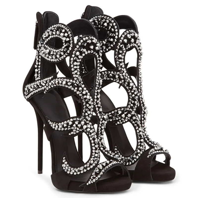 Shiny Ctrstal Mixed Colors Sti - đánh giá và giá Women Shoes Zipper