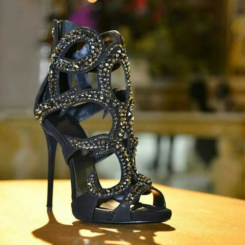 Shiny Ctrstal Mixed Colors Sti - đánh giá và giá Women Shoes Zipper