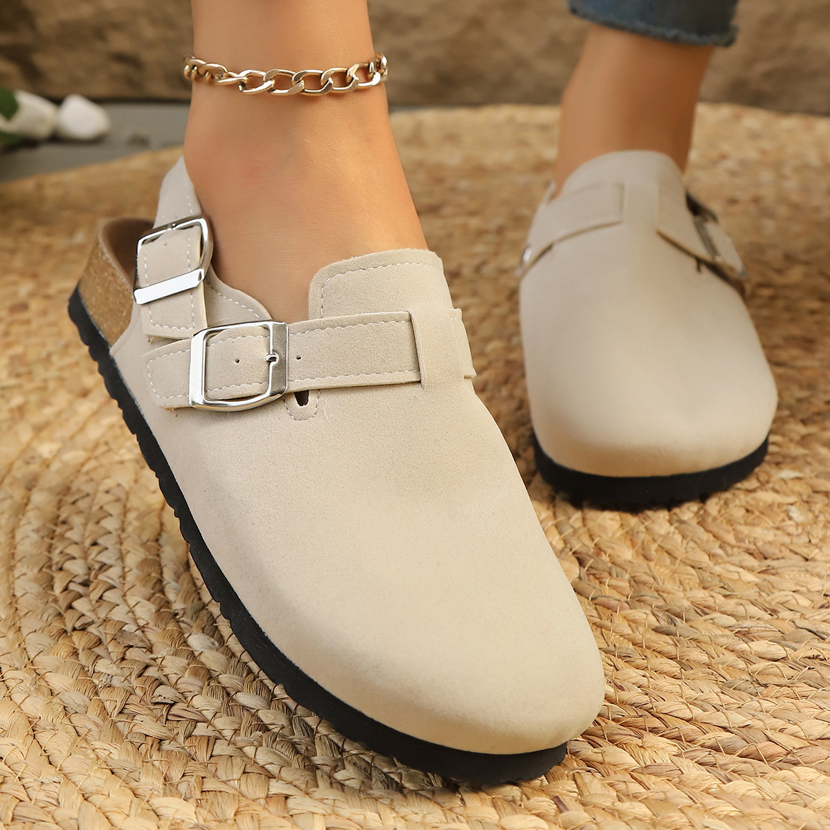 Litfun Suede Women's Clogs wit - đánh giá và giá Women'S Shoes With Arch Support