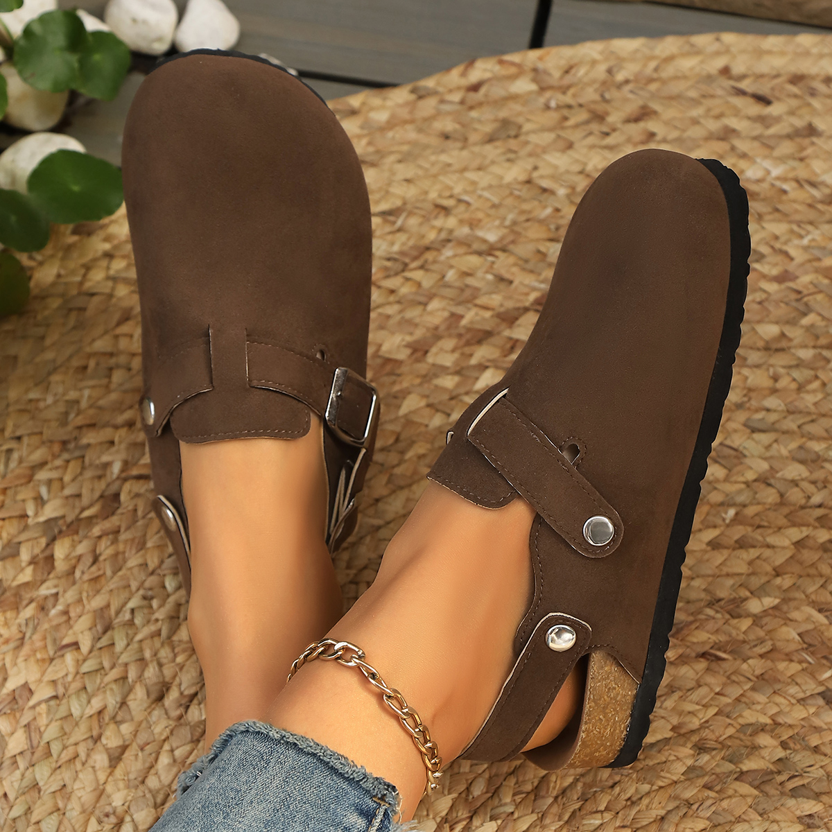 Litfun Suede Women's Clogs wit - đánh giá và giá Women'S Shoes With Arch Support