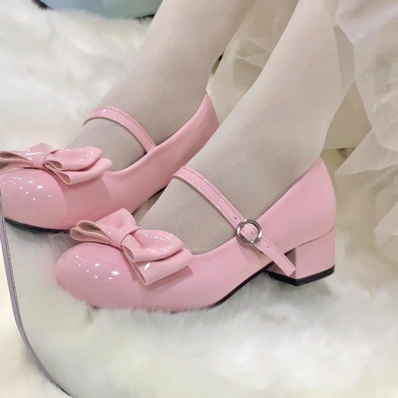 Sweet Low-heeled Sweetheart Cu - đánh giá và giá Women'S Shoes Burgundy