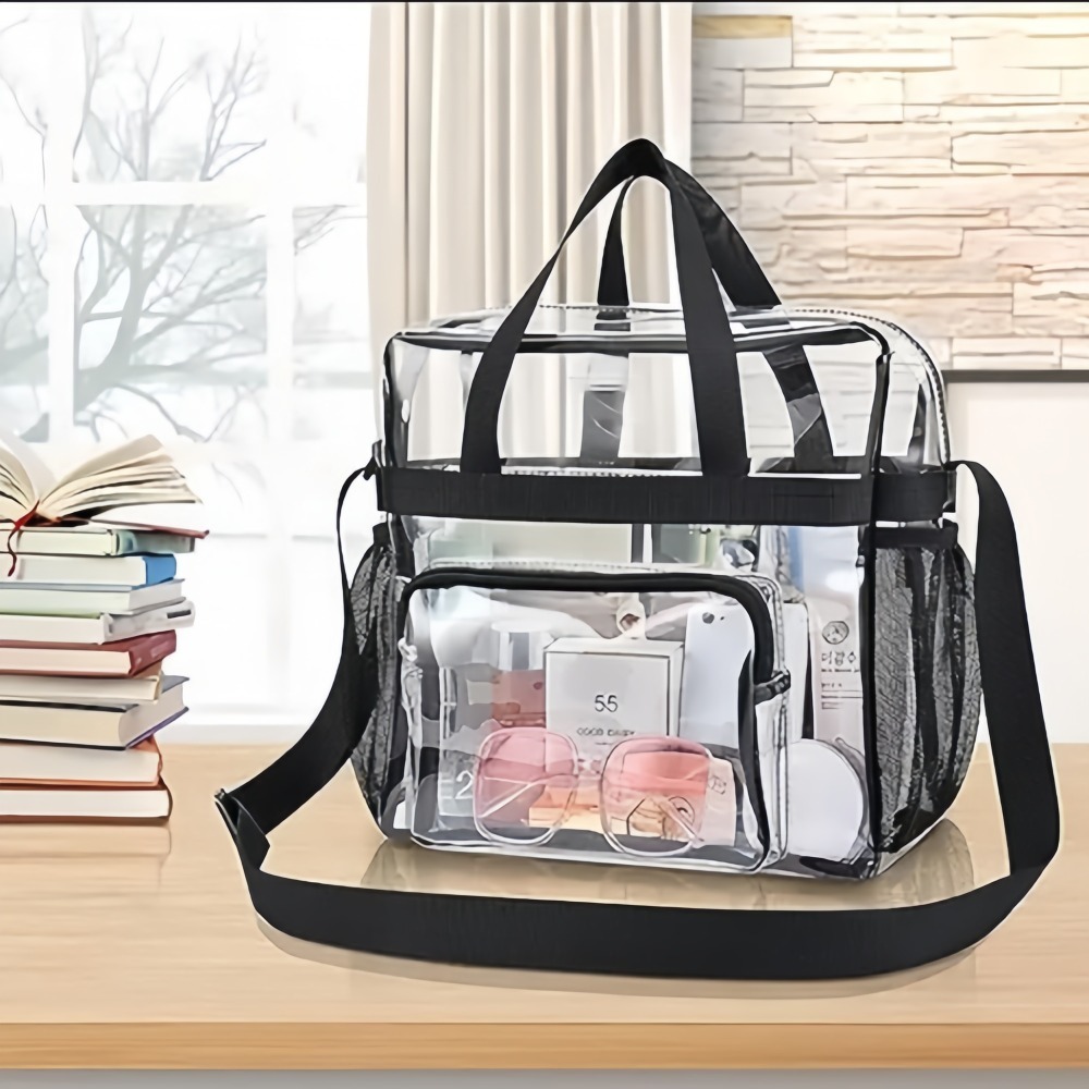 Clear Tote Bag Heavy Duty Plas - đánh giá và giá Women Shoes Zipper