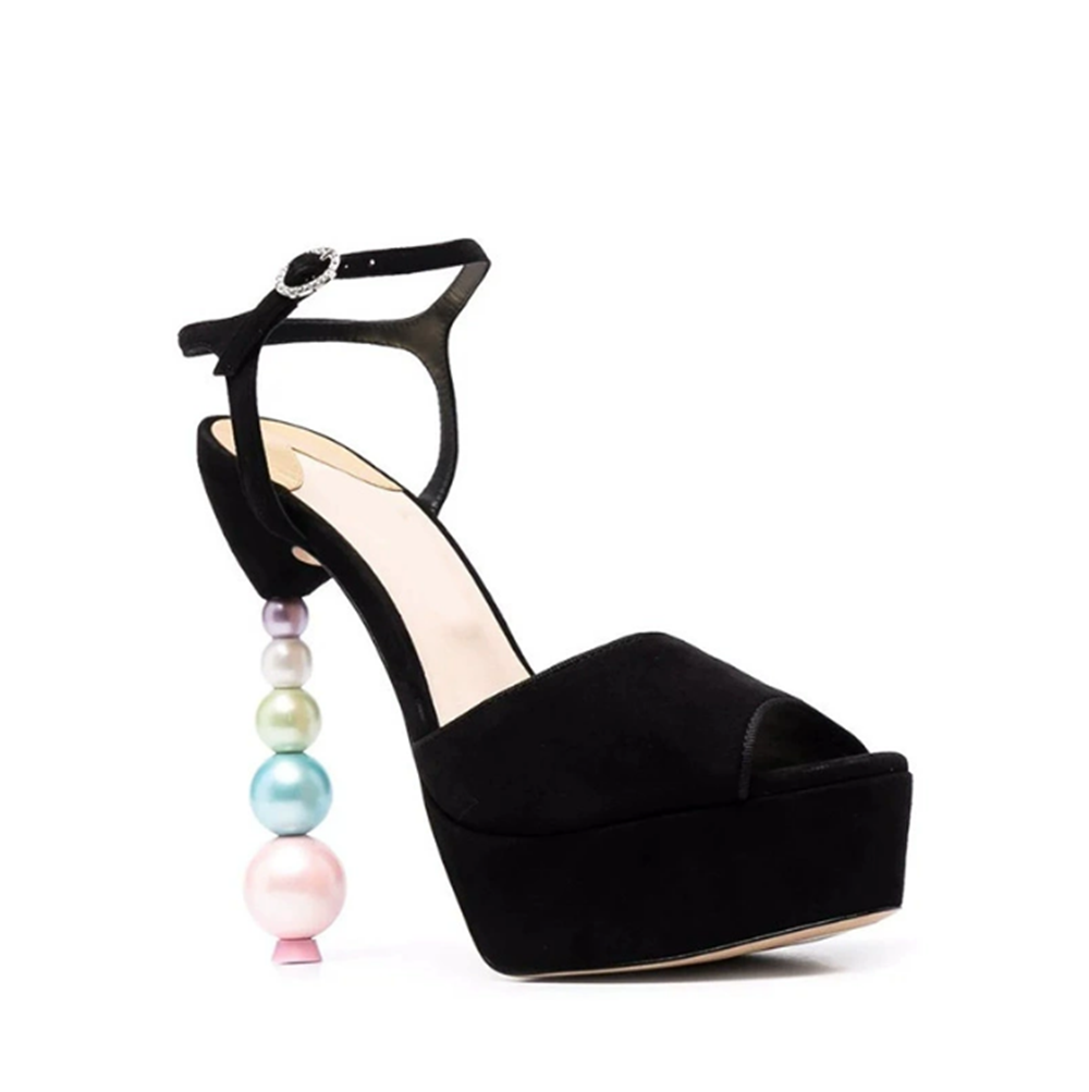 Sweet Pastel Leather Platform  - đánh giá và giá Block Heel Ankle Boots