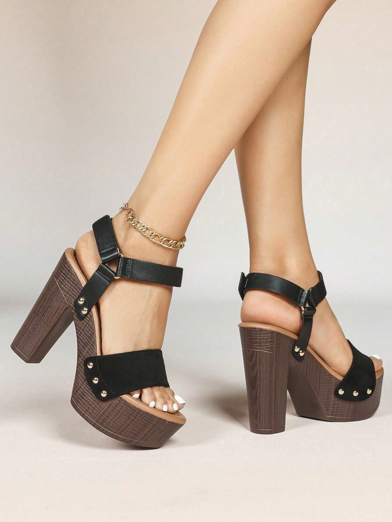 Women Crisscross Band Fashion  - đánh giá và giá Block Heel Ankle Boots