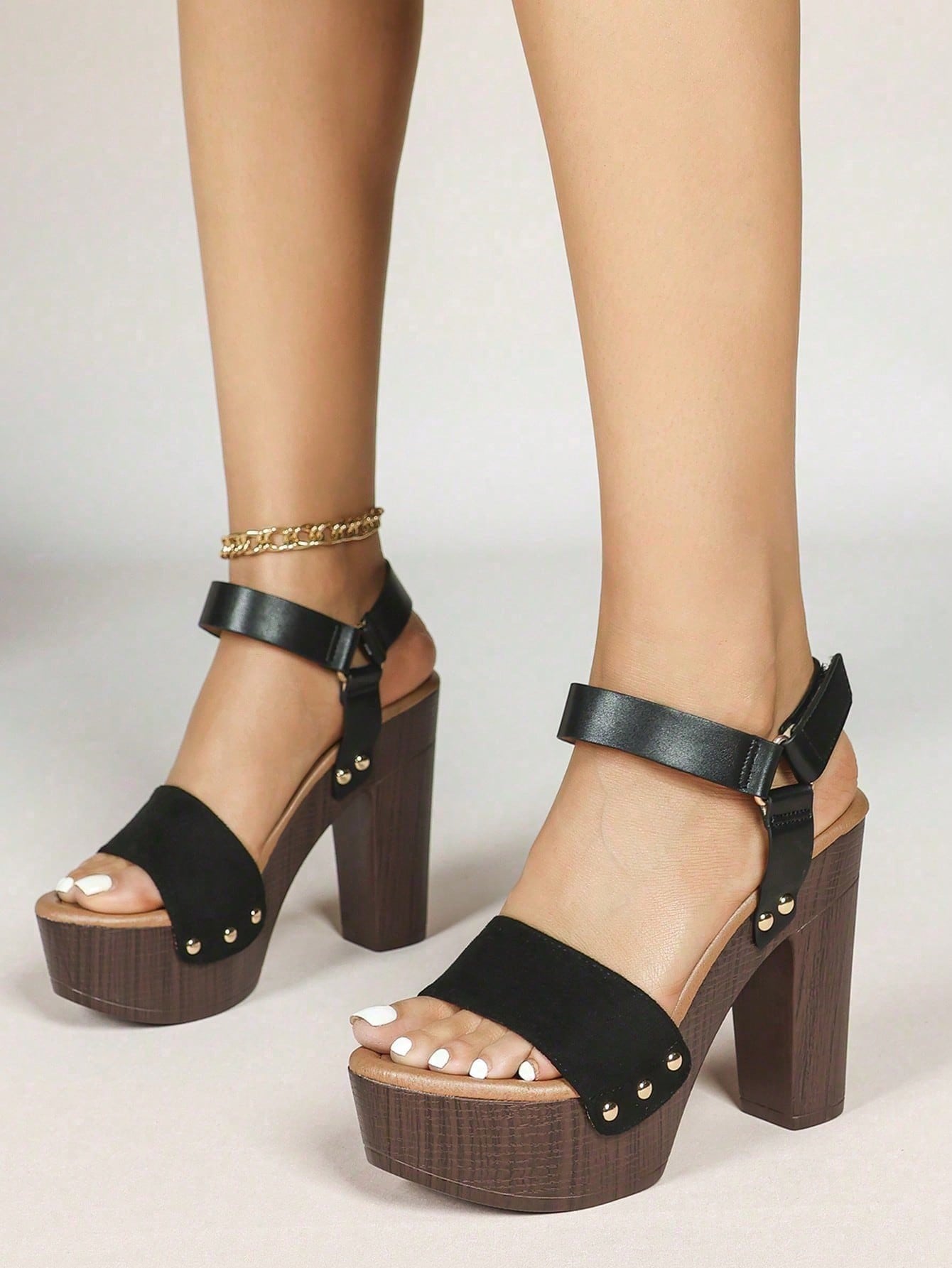 Women Crisscross Band Fashion  - đánh giá và giá Block Heel Ankle Boots
