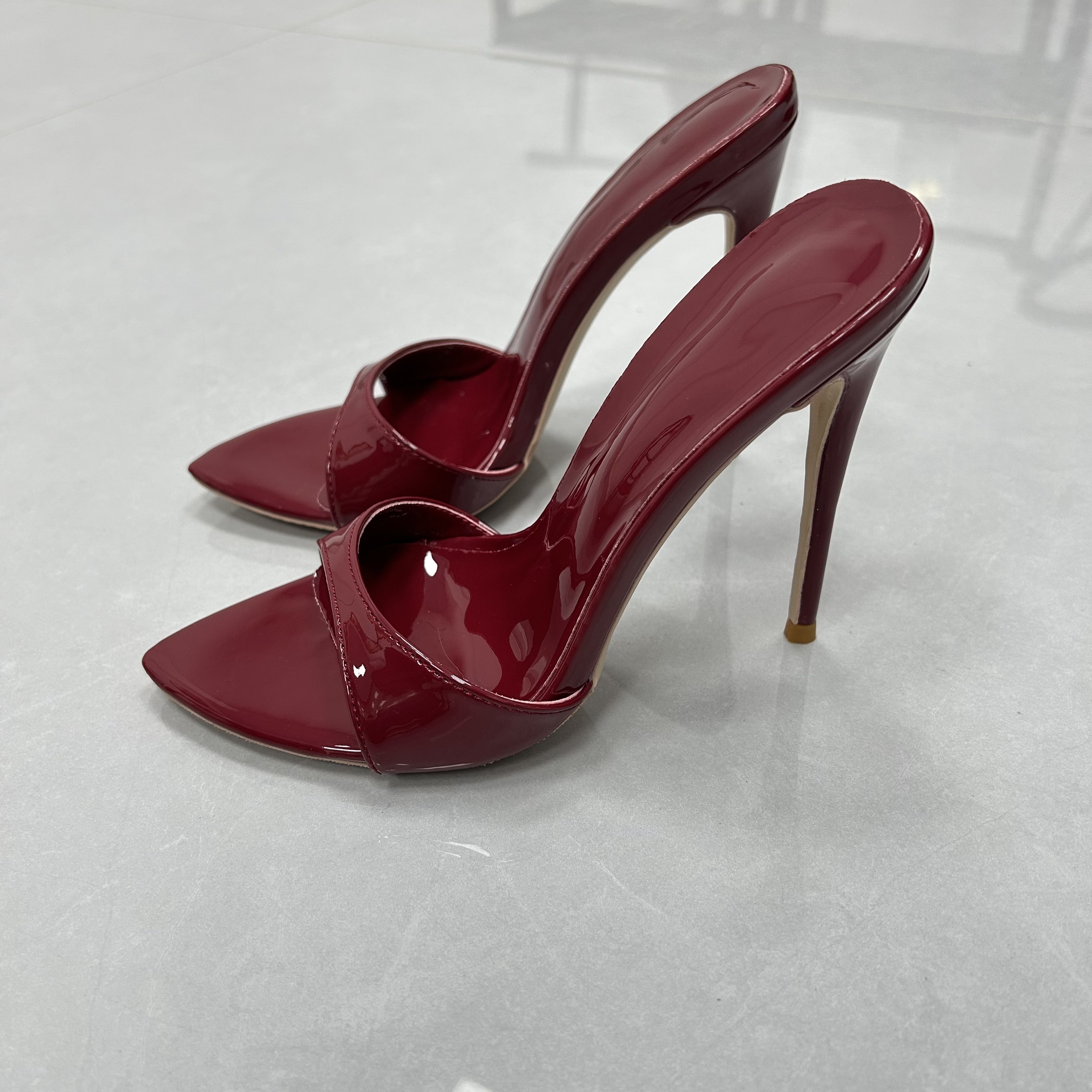 Elegant Burgundy Patent Pointe - đánh giá và giá Women'S Shoes Burgundy