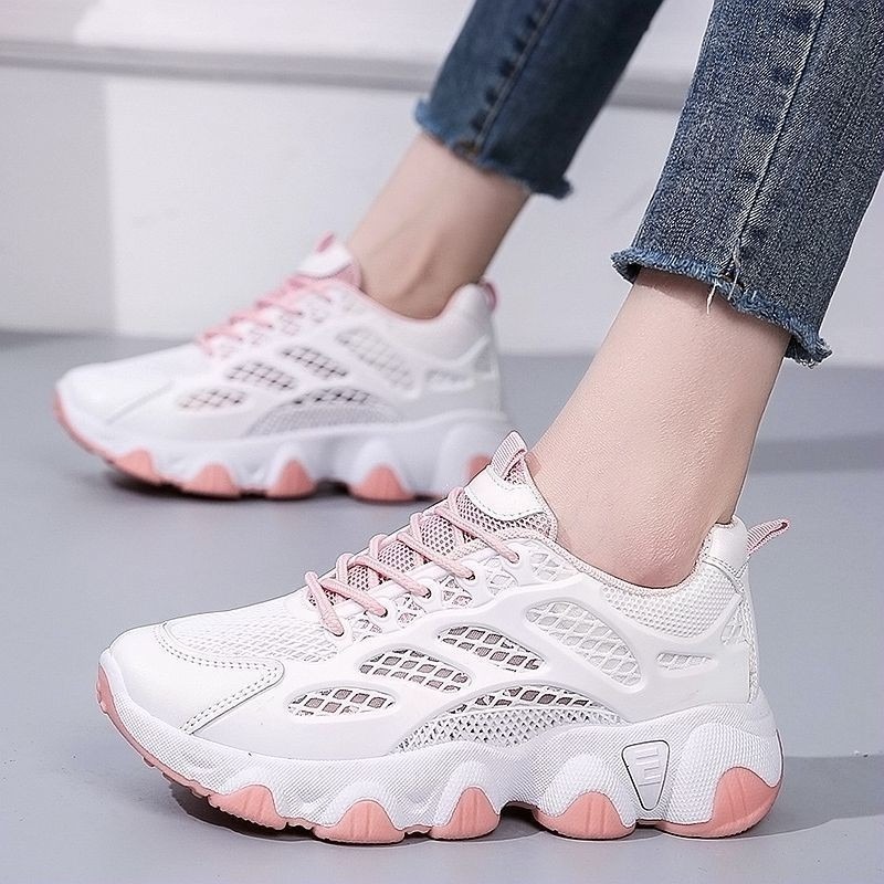 Breathable Mesh Chunky Sneaker - đánh giá và giá Women Shoes Running