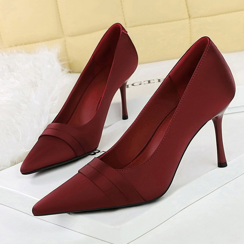 Women Elegant Burgundy 8cm Hig - đánh giá và giá Women'S Shoes Burgundy