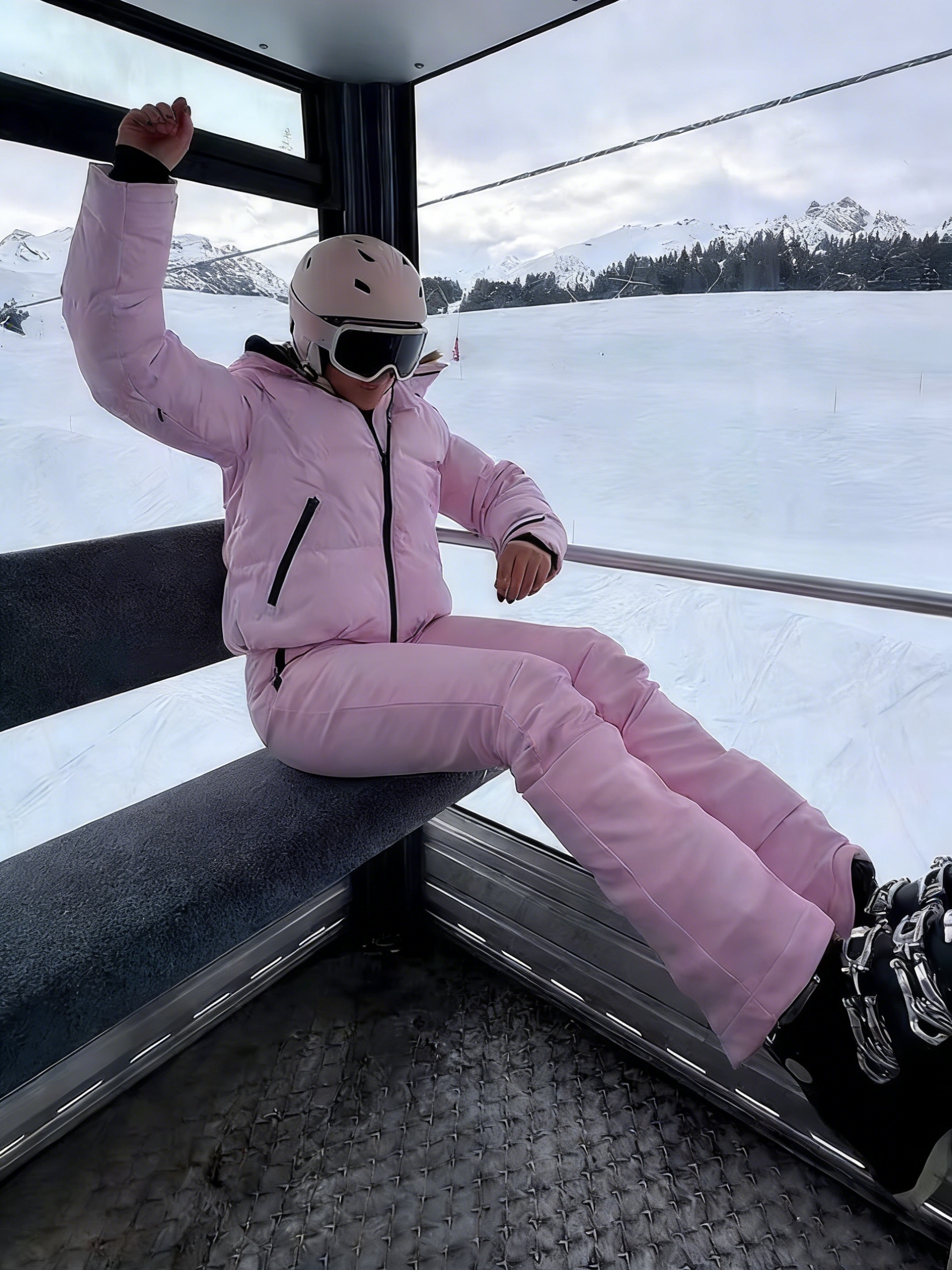 Winter Pink Thicken Warm Women - đánh giá và giá Women Shoes Zipper