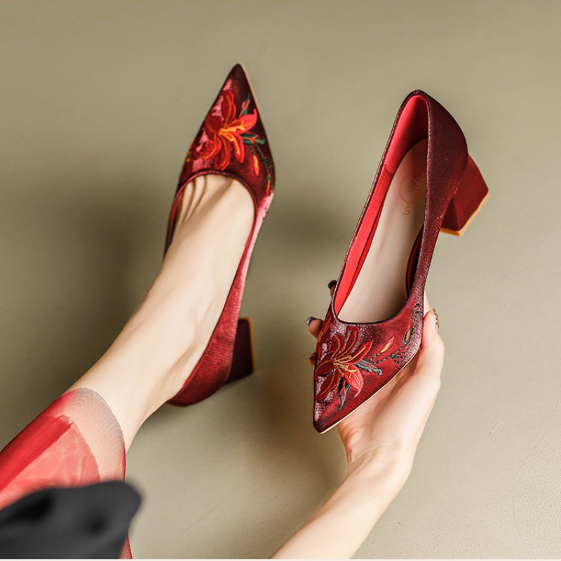 Spring Red Wedding Shoes Embro - đánh giá và giá Women'S Shoes Naturalizer