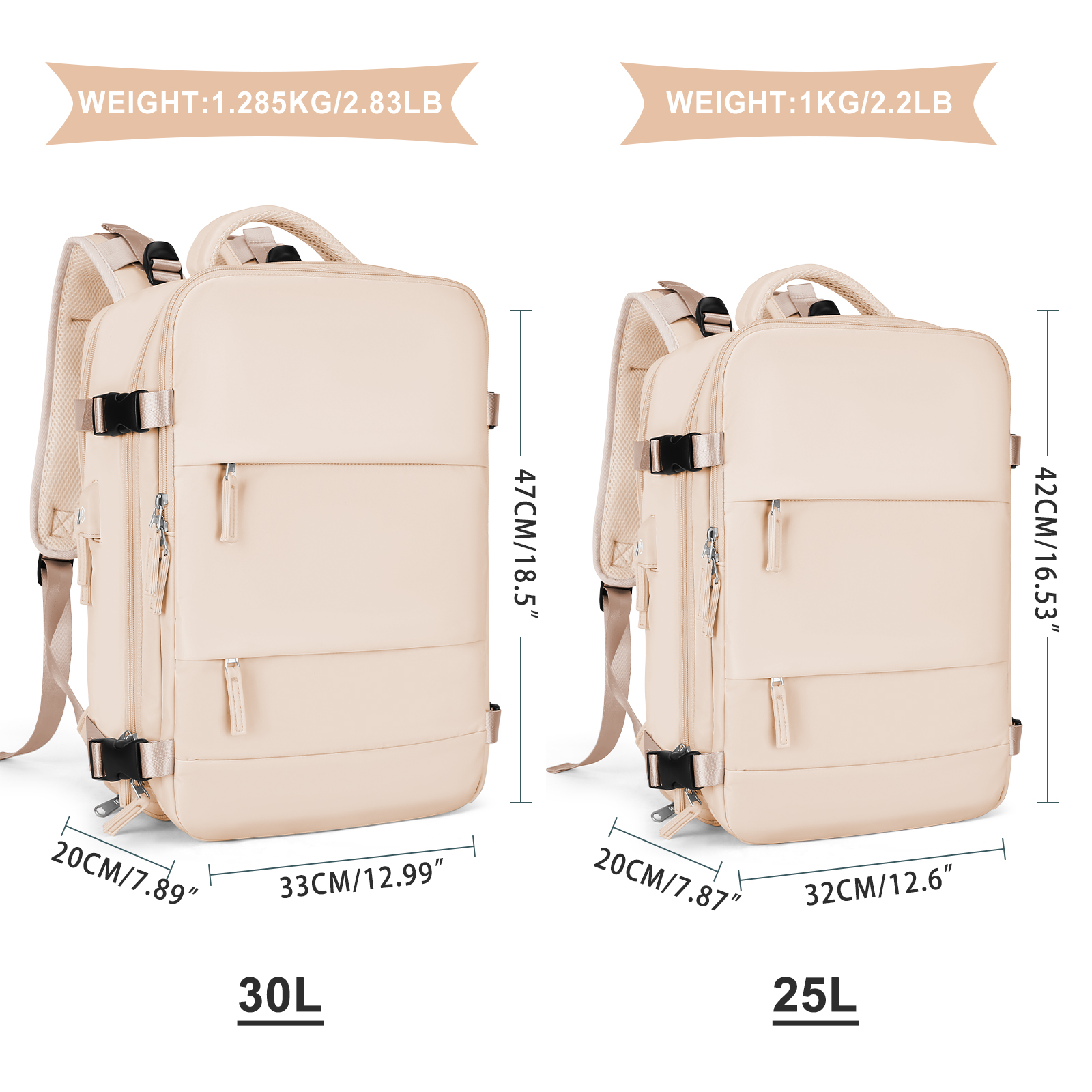 Large Travel Backpack for Men  - đánh giá và giá Women Shoes Zipper