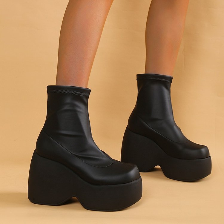 Womens Fashion Chunky Platform - đánh giá và giá Block Heel Ankle Boots