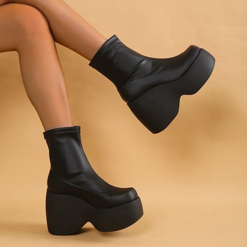 Womens Fashion Chunky Platform - đánh giá và giá Block Heel Ankle Boots